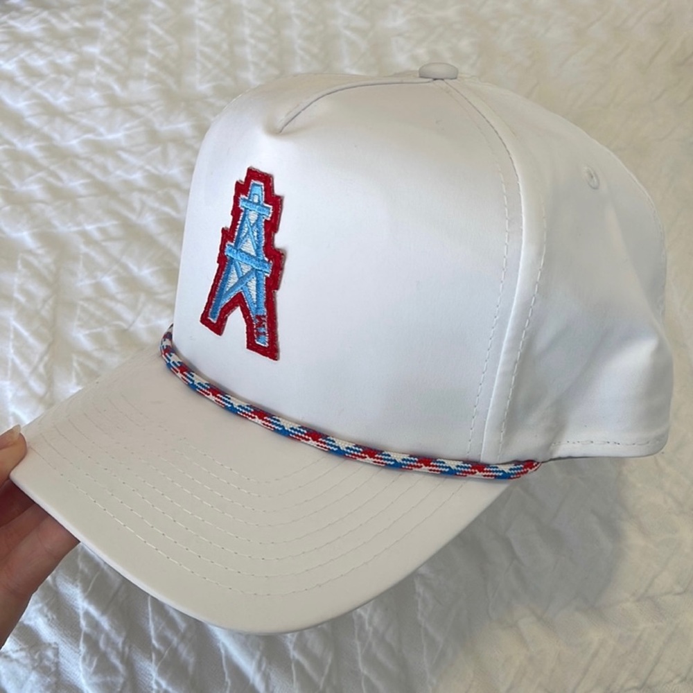 Houston Oilers Custom Imperial Rope Golf Hat (Tennessee Titans)